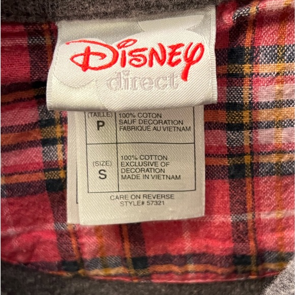 Vintage Disney Quarter Zip Jackrt Embroidered Mickey Logo Size Small Adult - Picture 3 of 3